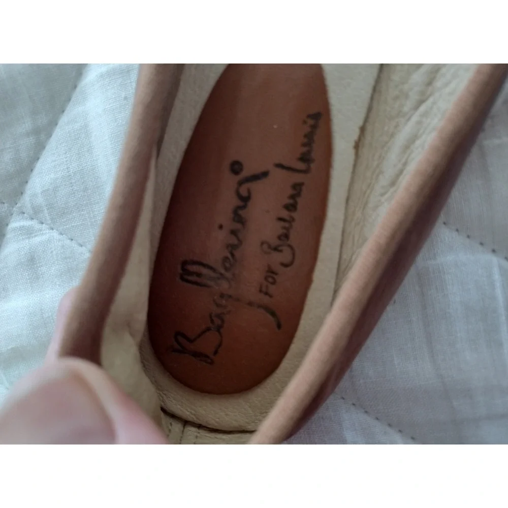 Bagllerina Travel Foldable Shoes BALLERINA Leather Ballet Flats Size 36 Paris